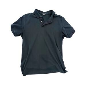 Theory Dark Green Polo - Size Medium